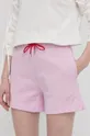 Pamučne kratke hlače Hugo roza