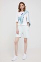 Bavlnené šortky United Colors of Benetton 3HQLD9001.909 tyrkysová SS22