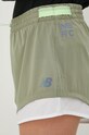 New Balance szorty do biegania Q Speed Fuel zielony WS11279OLF