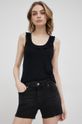 czarny Calvin Klein Jeans szorty J20J218505.PPYY Damski