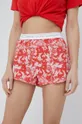 Βαμβακερή πιτζάμα σορτς Calvin Klein Underwear κόκκινο