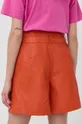 oranžová Kožené krátke nohavice Gestuz