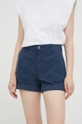 blu navy Mustang pantaloncini Chino Shorts Donna