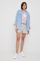 Mustang pantaloncini in cotone Julie Jogpant 1012602.4031 grigio SS22