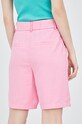 Odzież Only szorty lniane 15256260.SachetPink różowy