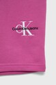 DÍVKA Dětské bavlněné šortky Calvin Klein Jeans IG0IG01446.PPYY růžová