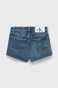 Детские джинсовые шорты Calvin Klein Jeans голубой