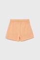 Guess pantaloni scurți din bumbac pentru copii J2GD25.FL04D portocaliu SS22