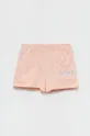 pastelově růžová Dětské bavlněné šortky Guess Dívčí