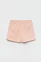 Otroške bombažne kratke hlače Guess roza
