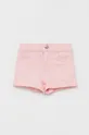 рожевий Дитячі шорти Levi's Для дівчаток