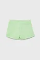 United Colors of Benetton pantaloni scurți din bumbac pentru copii verde pal