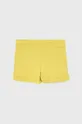 United Colors of Benetton gyerek pamut rövidnadrág sárga