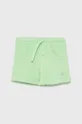 verde pal United Colors of Benetton pantaloni scurți din bumbac pentru copii De fete