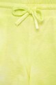 Fete United Colors of Benetton pantaloni scurți din bumbac pentru copii 3085C900M.G verde