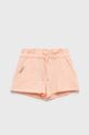 roz pastelat United Colors of Benetton pantaloni scurți din bumbac pentru copii De fete