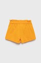 Dětské bavlněné šortky United Colors of Benetton 3F42C900U.G oranžová SS22