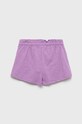 United Colors of Benetton pantaloni scurți din bumbac pentru copii 3F42C900U.G violet SS22