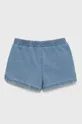 Otroške kratke hlače United Colors of Benetton modra