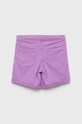 Dětské kraťasy United Colors of Benetton 4CUL59GR0.G fialová SS22
