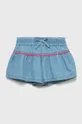 plava Dječje pamučne kratke hlače United Colors of Benetton Za djevojčice