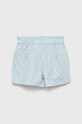 Dětské plátěné šortky United Colors of Benetton 4PL9C900G.G modrá SS22