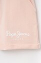 Dziewczynka Pepe Jeans szorty bawełniane dziecięce Rosemery PG800775.315 różowy
