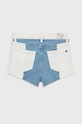 Fete Pepe Jeans pantaloni scurti din denim pentru copii PG800777.000 alb