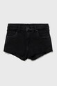 Dětské riflové kraťasy Pepe Jeans riflovina černá PG800783XM1.000