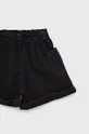 Дитячі джинсові шорти Birba&Trybeyond чорний