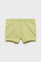 svjetlo zelena Dječje pamučne kratke hlače United Colors of Benetton Dječji