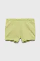 zelena Otroške bombažne kratke hlače United Colors of Benetton Otroški