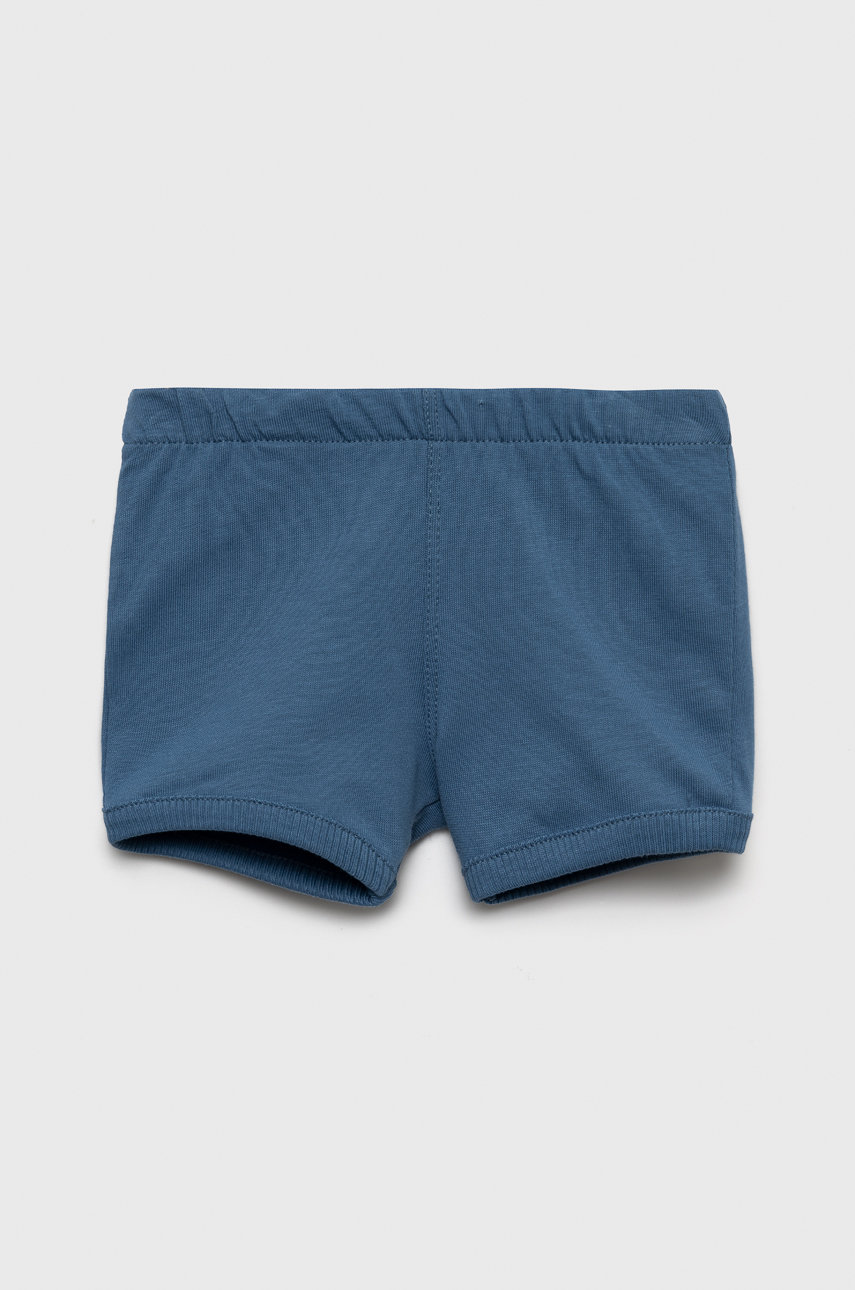 námořnická modř Dětské bavlněné šortky United Colors of Benetton Dětský