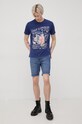 Дънкови къси панталони Levi's 39387.0050 тъмносин SS22