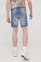 Ρούχα Τζιν σορτς Produkt by Jack & Jones 12208608.LightBlueD μπλε