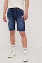 Produkt by Jack & Jones szorty jeansowe z elastanem granatowy 12208615.BlueDenim