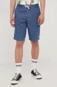 modrá Rifľové krátke nohavice Tom Tailor Pánsky
