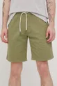 zelena Bombažne kratke hlače Tom Tailor Moški