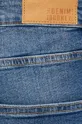 modrá Rifľové krátke nohavice Solid