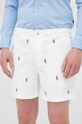 Kraťasy Polo Ralph Lauren 710862778001 bílá SS22