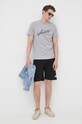 Lamborghini pantaloni scurti din bumbac 72XBD010 negru SS22