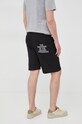 Îmbrăcăminte Lamborghini pantaloni scurti din bumbac 72XBD010 negru