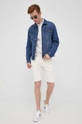 Pepe Jeans szorty jeansowe STANLEY SHORT beżowy