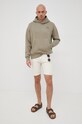 Sisley szorty jeansowe 4FAKS900F.600 beżowy SS22