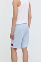 HUGO szorty bawełniane 50466196 niebieski AA00