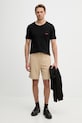 HUGO trenirka kratke hlače moške bombažne Diz222 50466196 bež AA00