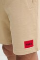 HUGO trenirka kratke hlače moške bombažne Diz222 bež 50466196