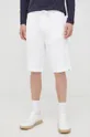bijela Pamučne kratke hlače United Colors of Benetton Muški