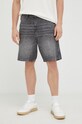 Odzież Wrangler szorty jeansowe W11ACE31F szary