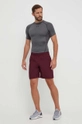 Tréningové šortky Under Armour burgundské